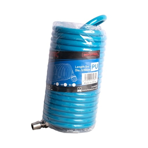 Furtun Aer FIXTEC 5m din Poliuretan Flexibil 1/4" - Img 2