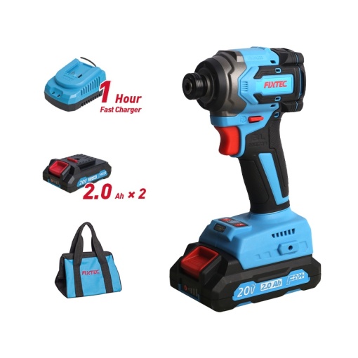 Masina de insurubat cu impact fara cablu FIXTEC 20V cu motor fara perii - Img 3