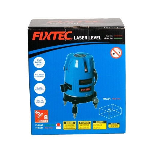 Nivela Laser FIXTEC cu 5 Linii Rosii si 8 Puncte, distanta 15m - Img 6