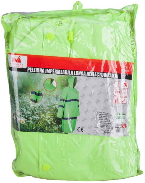 Pelerina Lunga Impermeabila cu Elemente Reflectorizante - Img 2