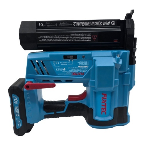 Pistol pentru Cuie si Capse FIXTEC 20V Li-Ion fara fir 2 Inch - Img 2
