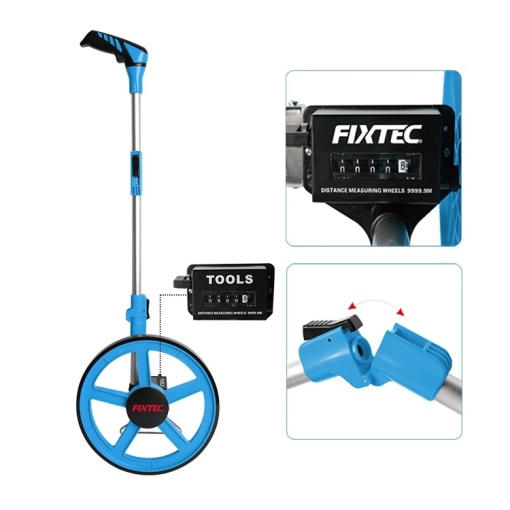 Roata pentru masurare FIXTEC, interval 0-9999.9m, maner tip pistol - Img 5