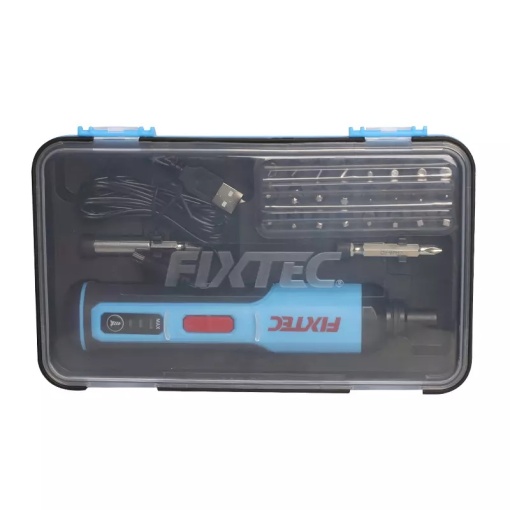Surubelnita electrica FIXTEC 4V cu baterie Li-Ion 1500mAh, iluminare LED, cablu USB-C 1.5m inclus - Img 4