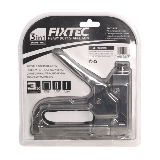 Capsator manual 3 in 1 Heavy Duty FIXTEC cu ajustare a fortei - Img 2