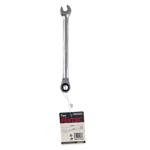 Cheie combinata cu clichet si cap pivotant FIXTEC 7 mm 72 dinti - Img 2