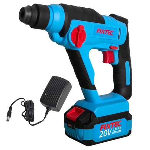 Ciocan rotopercutor FIXTEC 13 mm SDS‑Plus 20 V, 1.3 J
