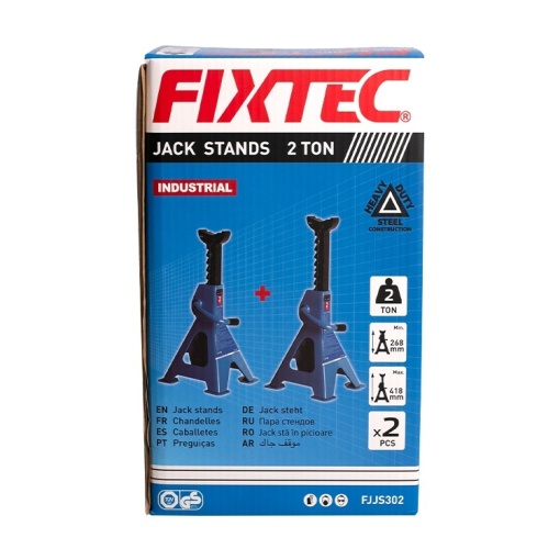 Cric tip capra FIXTEC 2T, inaltime ajustabila 268-418mm - Img 6