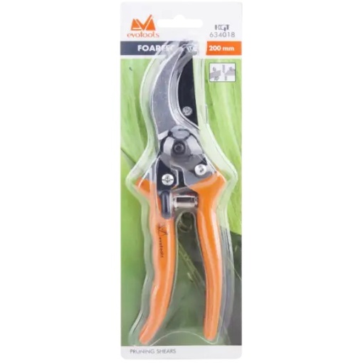 Foarfeca pentru vie EvoTools 200 mm, lama din otel carbon, maner ergonomic - Img 2