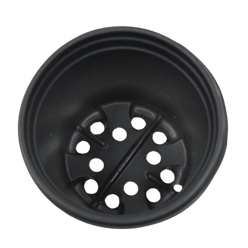 Ghiveci rotund din plastic, 10.5 cm, cu margini netede - Img 6