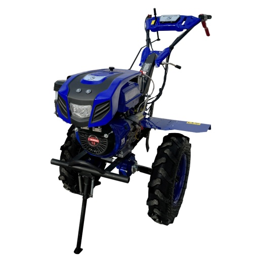 Motocultor pe Benzina 18CP cu Pornire Electrica, 2+1 Trepte, Far Inclus, HEIMDALL - Img 2