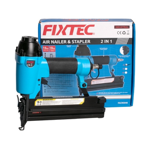 Pistol Pneumatic Cuie si Capse FIXTEC 2in1 50mm - Img 2