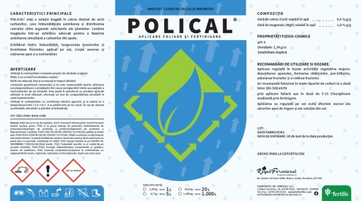 Polical - ingrasamant lichid pe baza de calciu si magneziu - Img 3