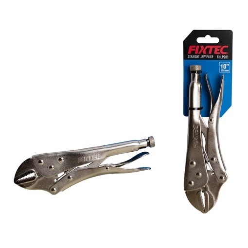 Cleste cu autoblocare FIXTEC 10" cu falci drepte - Img 3
