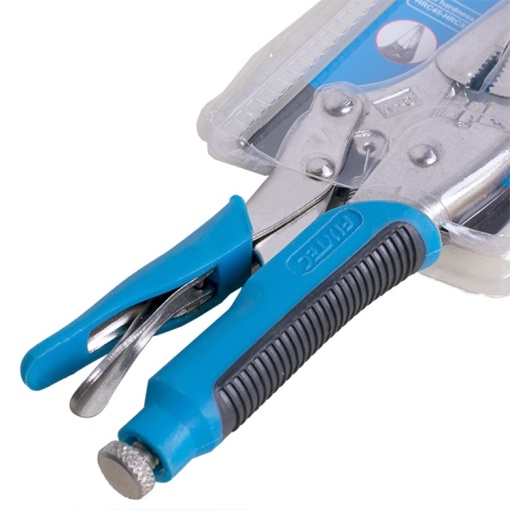 Cleste cu autoblocare FIXTEC 9" varf alungit CR-V pentru fixare sigura - Img 3