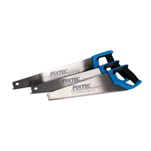 Fierastrau de mana FIXTEC 400 mm (16") 8 TPI din otel 65 Mn - Img 4