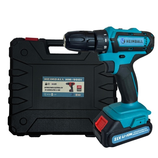 Masina de insurubat electrica 21V cu acumulator Li-Ion, Heimdall - Img 3