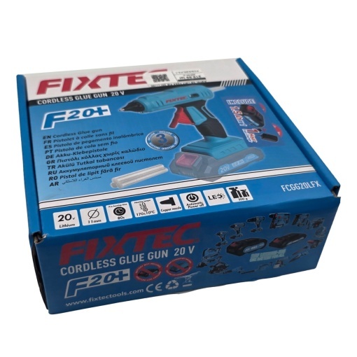 Pistol de Lipit Profesional FIXTEC 20V Li-Ion fara Cablu, Incalzire Eficienta - Img 6