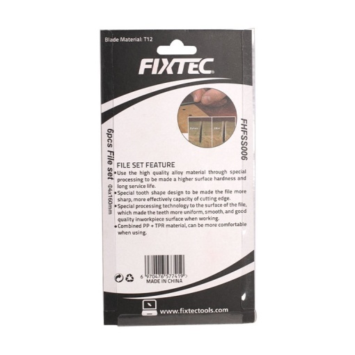 Set 6 pile FIXTEC 4x160x6 pentru metal si lemn - Img 6