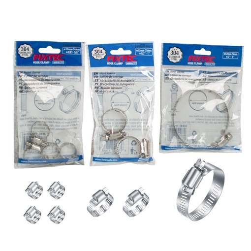 Colier reglabil tip american FIXTEC 27-51mm pentru fixare furtun - Img 4