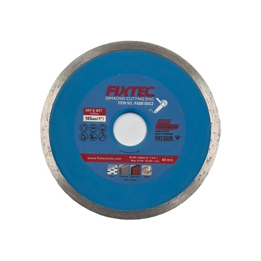Disc diamantat FIXTEC 105 mm pentru taiere cu apa - Img 2