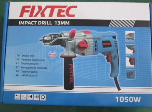 Masina de gaurit cu percutie FIXTEC 1050W - Img 6