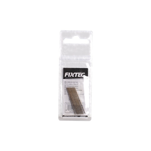 Set 5 bucati Burghie pentru metal FIXTEC HSS M35 cobalt 8 mm profesionale - Img 7