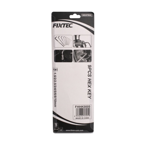 Set Chei Hexagonale FIXTEC 9 Piese 1.5-10 mm - Img 6