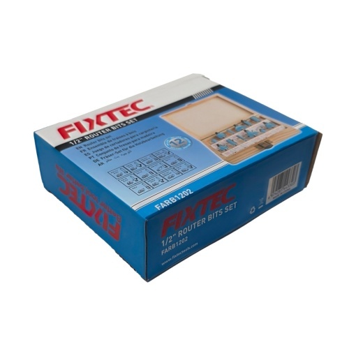 Set freze pentru lemn FIXTEC, 12 bucati, coada 1/2" - Img 7