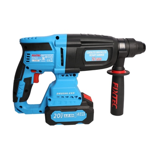 Set Rotopercutor FIXTEC 20V Brushless cu Incarcator Rapid Inclus - Img 8