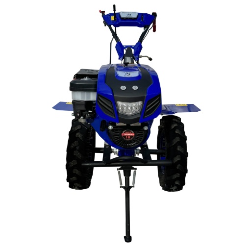 Motocultor pe Benzina 18CP cu Pornire Electrica, 2+1 Trepte, Far Inclus, HEIMDALL - Img 3