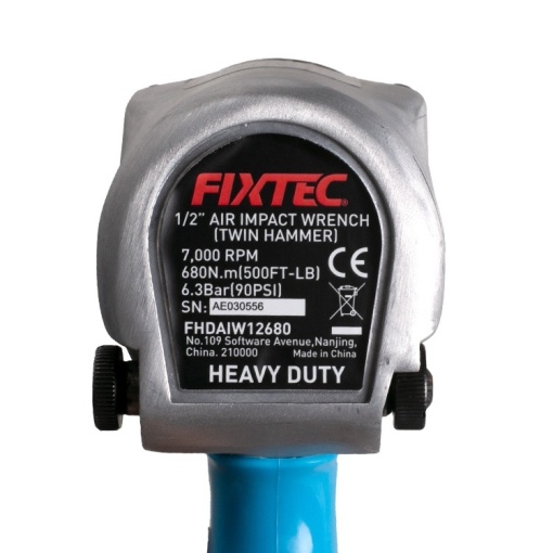 Pistol pneumatic FIXTEC 1/2" Heavy Duty, cuplu 680Nm - Img 5