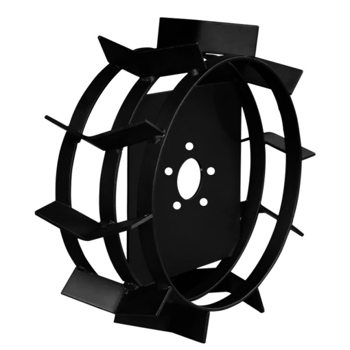 Set 2 roti din metal 350mm pentru motocultor, ax hexagonal 32mm - Img 2
