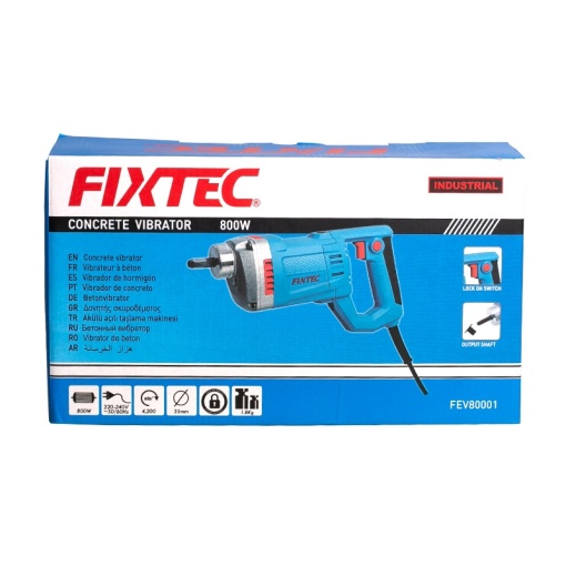 Vibrator Electric Beton FIXTEC 800W 220V pentru Compactare - Img 8