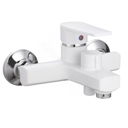 Baterie pentru cada din plastic PLAMIX LEO-009 EURO, White - Img 2