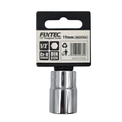 Cap tubular impact 19 mm, FIXTEC, prindere 1/2 - Img 3
