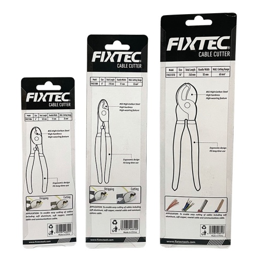 Cleste taiere cabluri FIXTEC 6 inch din otel calit - Img 7