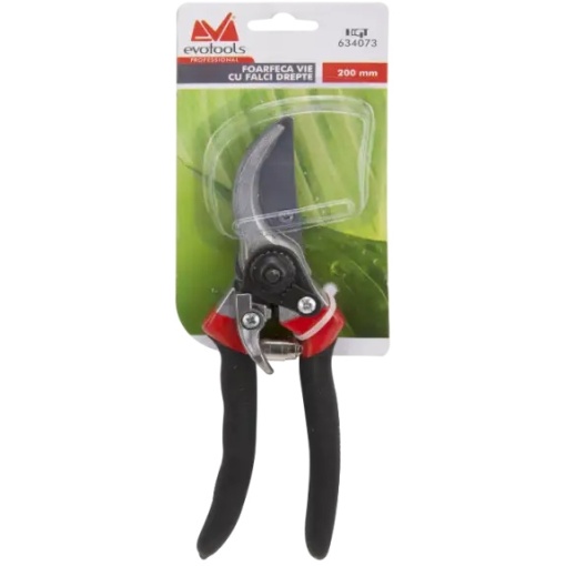 Foarfeca pentru vie EvoTools 200 mm, falci drepte, sistem reglare - Img 2