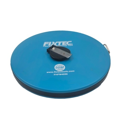 Ruleta cu banda din fibra FIXTEC 50m, carcasa ABS - Img 4