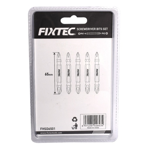 Set 5 Biti Phillips FIXTEC PH1 si PH2 65mm - Img 4