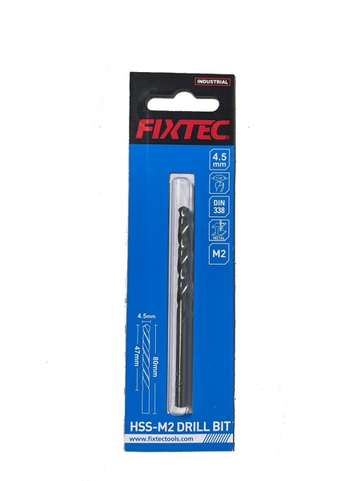 Spiral Metale HSS-M2 FIXTEC 4.5 mm – FDBM01045