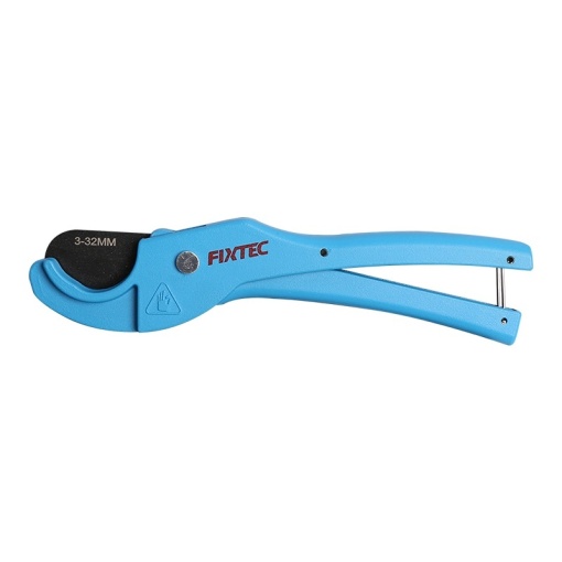 Cleste pentru debitare tevi PVC FIXTEC 3-32 mm corp aluminiu - Img 5