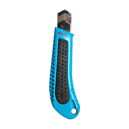 Cutter FIXTEC 18MM din Aluminiu cu Maner TPR si Lama Retractabila - Img 5