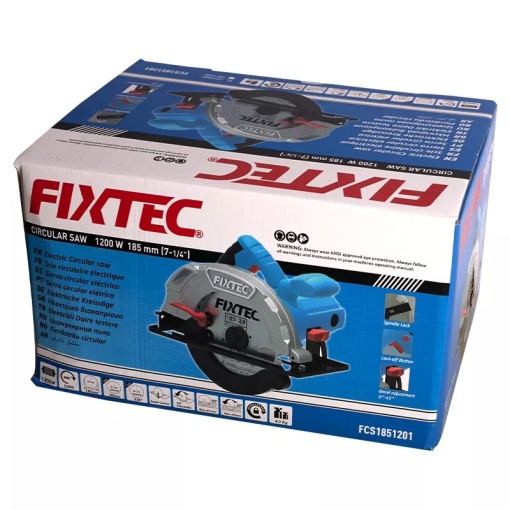 Fierastrau electric circular FIXTEC 1200W, disc 185 mm - Img 6