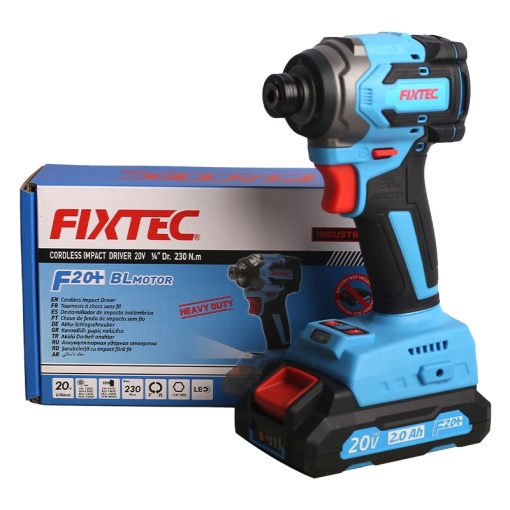 Masina de insurubat cu impact fara cablu FIXTEC 20V cu motor fara perii - Img 5
