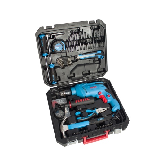 Set Masina de Gaurit cu Percutie FIXTEC 600W + 210 Accesorii - Img 2