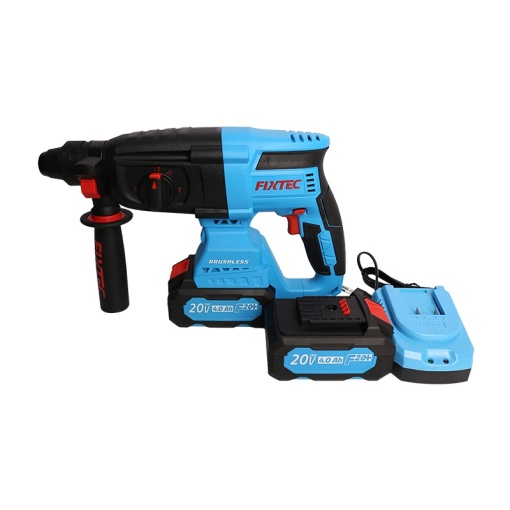 Set Rotopercutor FIXTEC 20V Brushless cu Incarcator Rapid Inclus - Img 9
