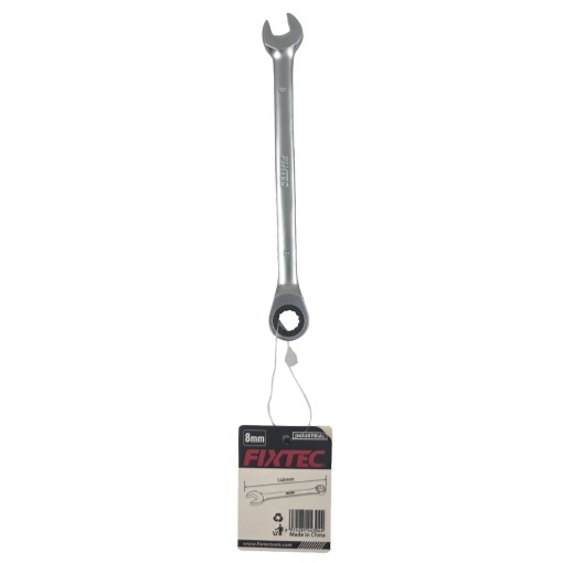 Cheie fixa cu clichet si cap articulat FIXTEC 8 mm 72 dinti - Img 2