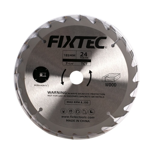 Disc Circular FIXTEC 254 mm x 80T pentru taiere lemn FCSB125480 - Img 3