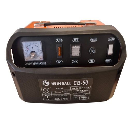 Redresor Auto pentru Incarcare CB-50, 12V/24V, Heimdall RESIGILAT - Img 3