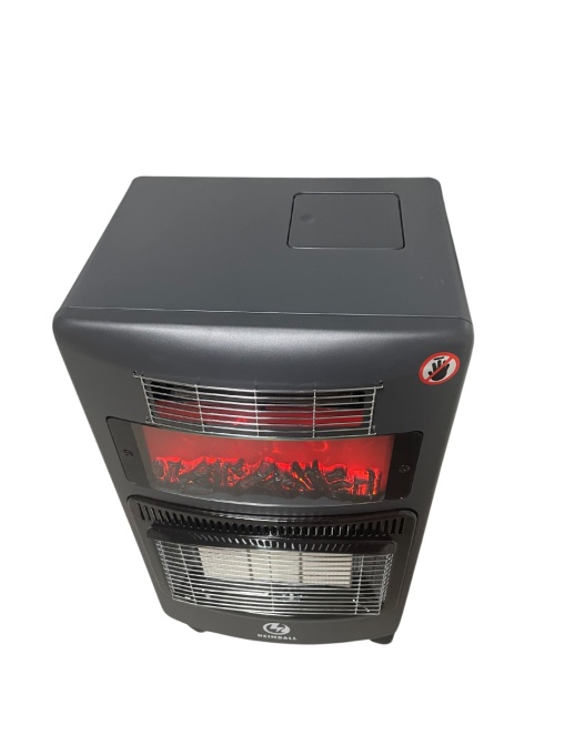 Soba pe gaz si electrica 4200W cu efect semineu, 3 niveluri de putere, Heimdall - Img 4
